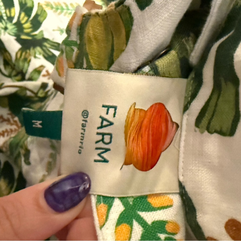 Farm Rio Linen Pants - Picture 5 of 7